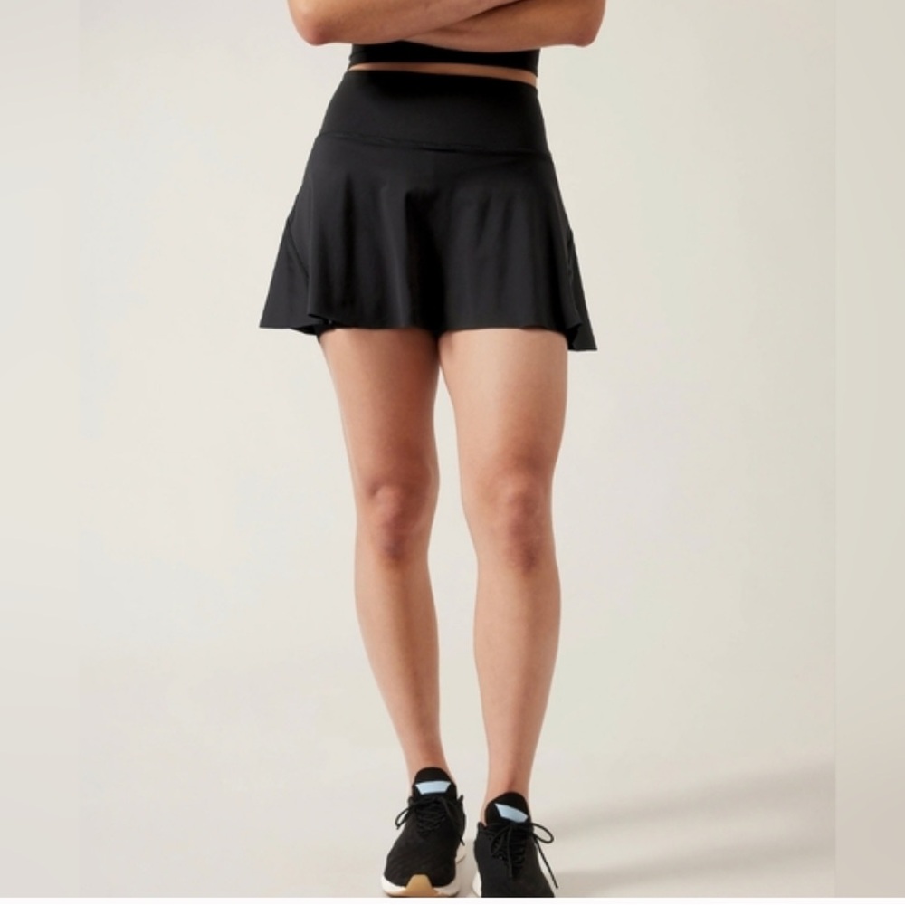ATHLETA Ace Tennis Skort 13.5” Black